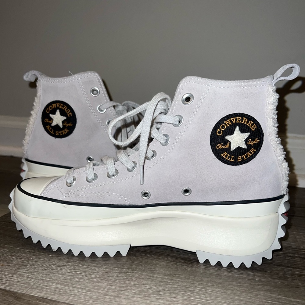 Converse Run Star Hike Sherpa Trim Hi Top Shoe